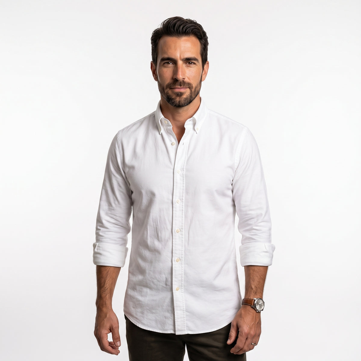 Valmont Gallery™ Camisa Oxford blanca clásica