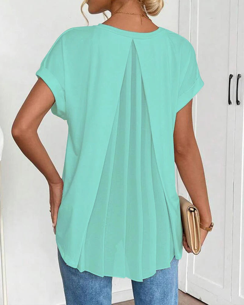 ESTELA | CAMISETA INFORMAL DE PATCHWORK