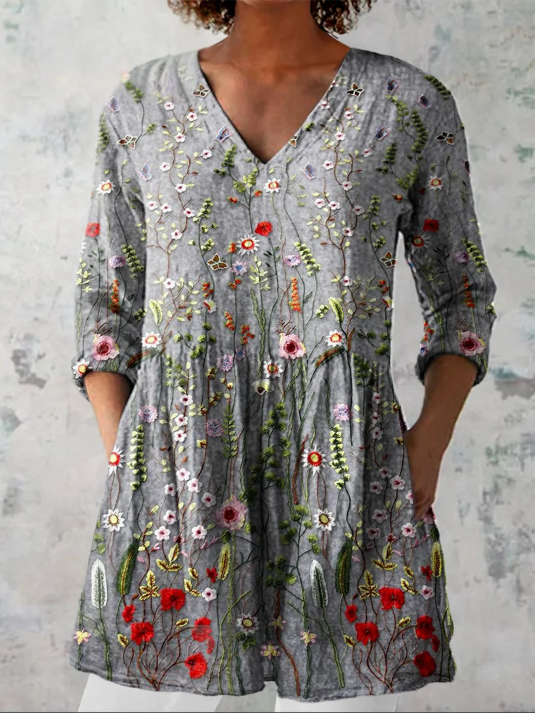 Sloane | Blusa larga con un estampado llamativo