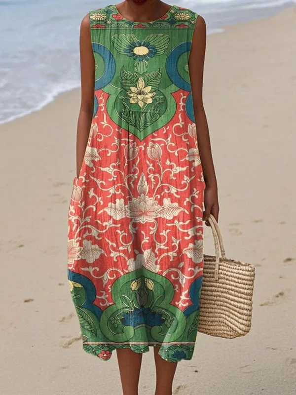 Verónica™ | Vestido midi bohemio