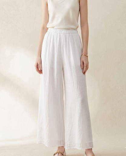 NICOLE | PANTALONES DE LINO ELEGANTE