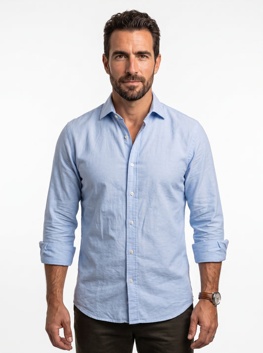 Valmont Gallery™ Camisa de botones azul claro
