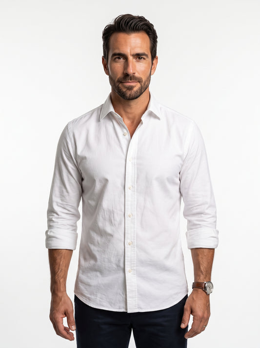Valmont Gallery™ Camisa Oxford blanca clásica
