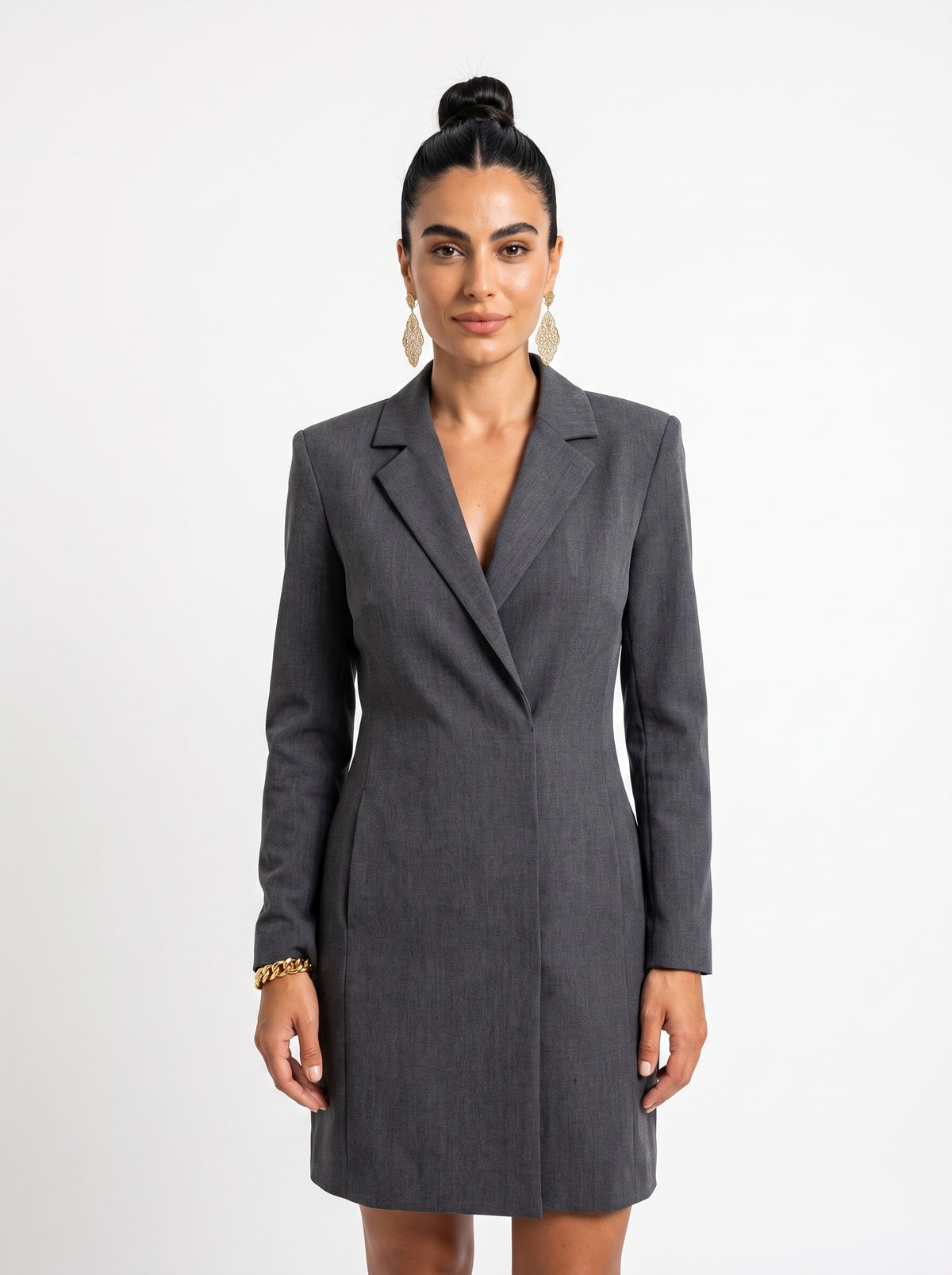 Valmont Gallery™ Vestido blazer gris antracita