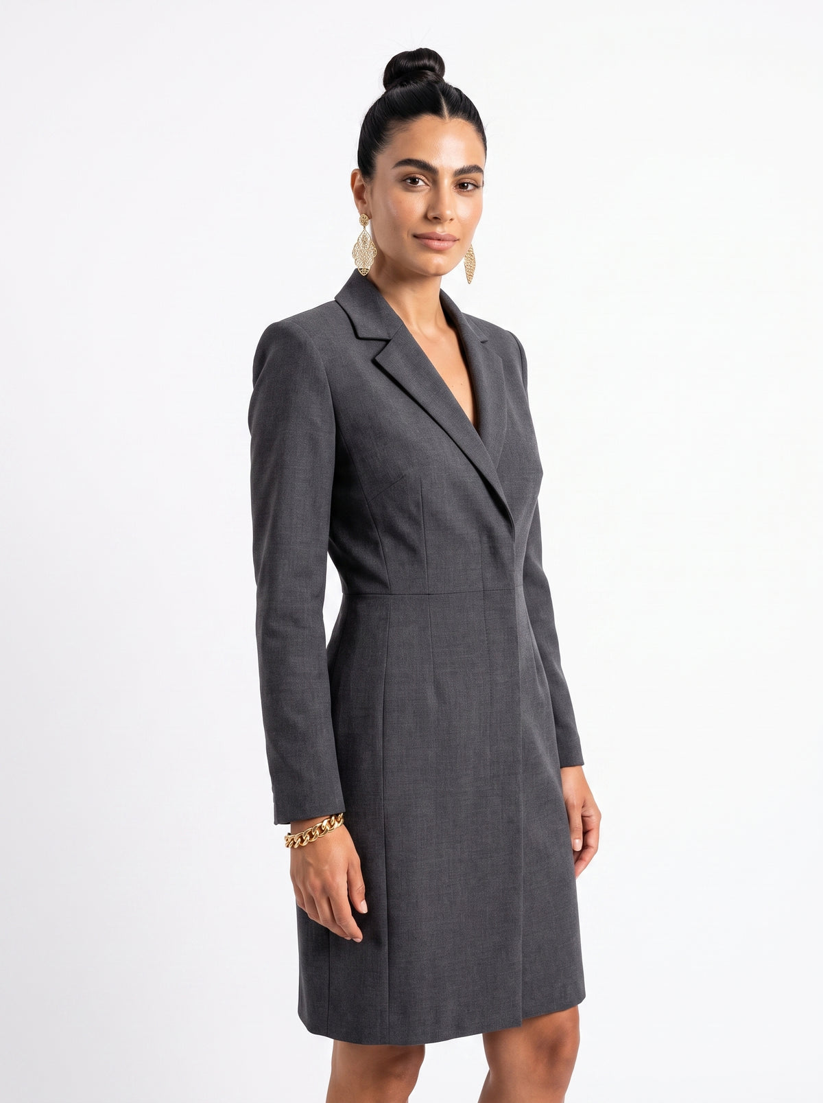Valmont Gallery™ Vestido blazer gris antracita