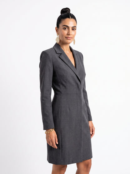 Valmont Gallery™ Vestido blazer gris antracita