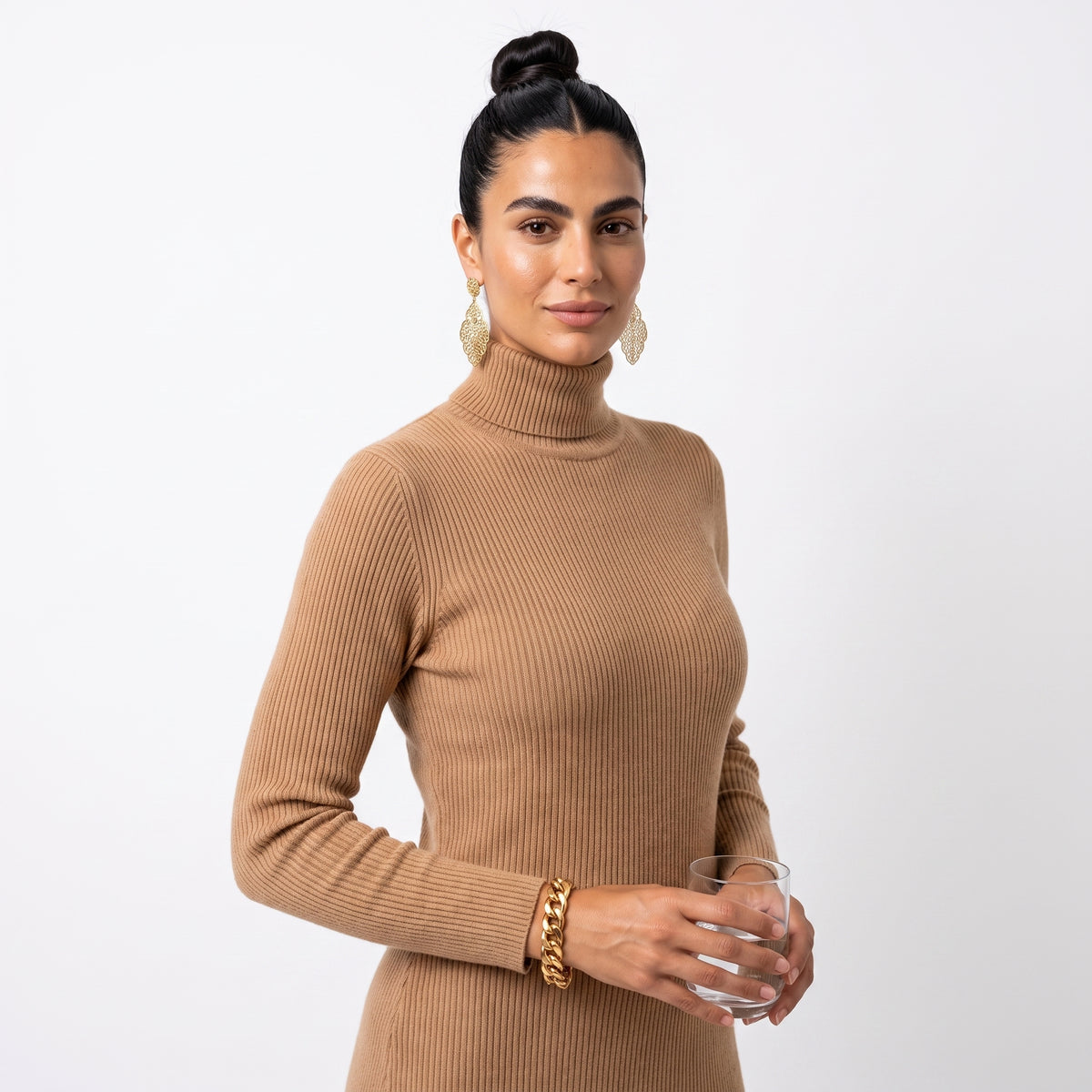 Valmont Gallery™ Vestido de punto camel