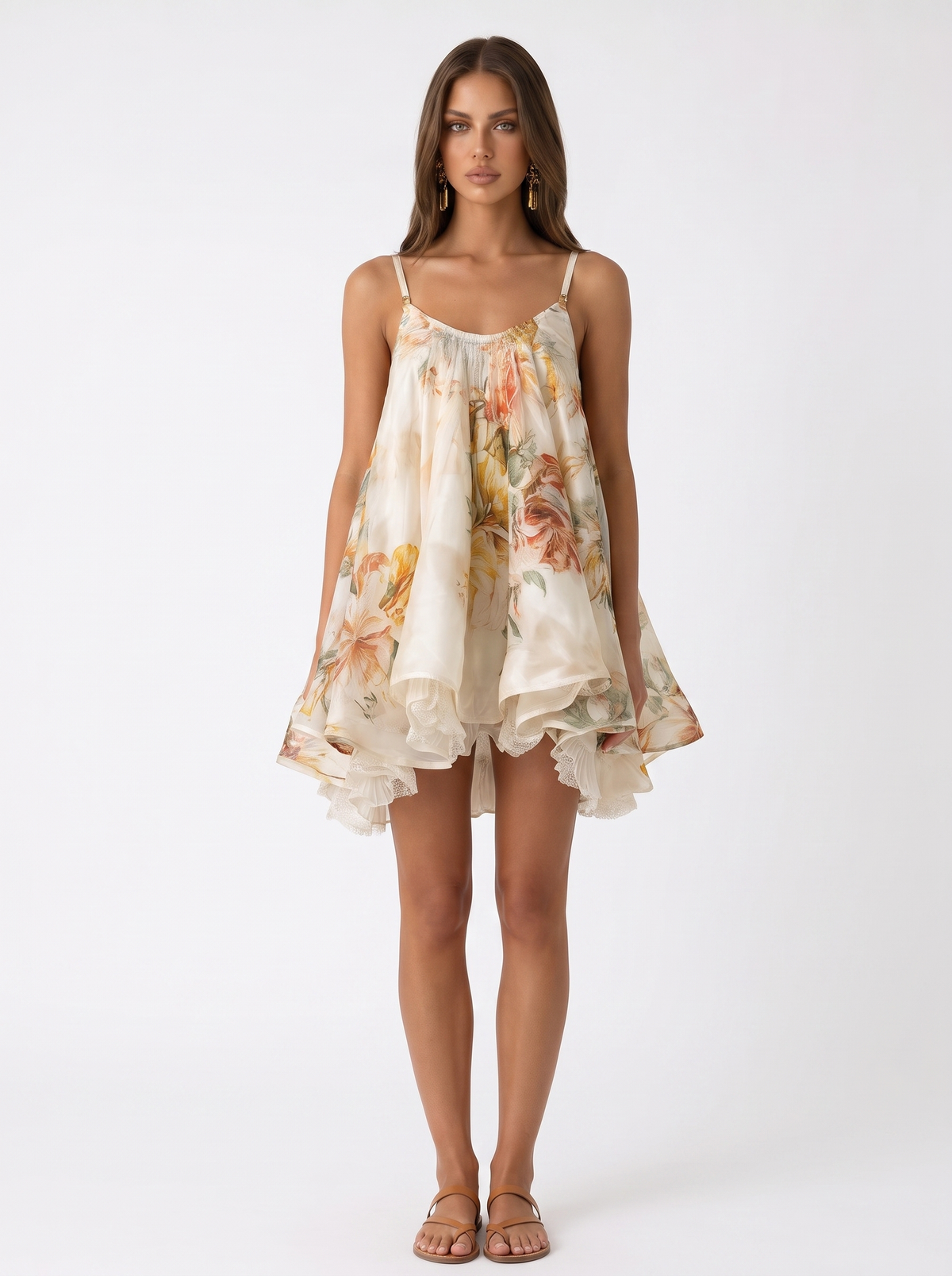 Vestido corto floral de Valmont Gallery