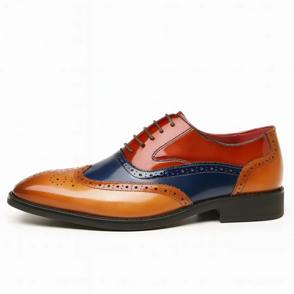 Valmont Gallery™ – Zapatos brogue con puntera en forma de ala vintage Harry