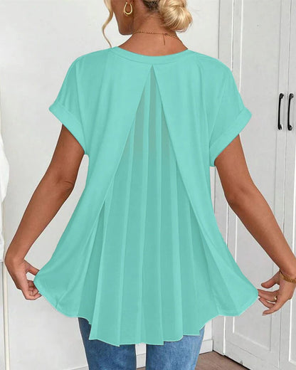 ESTELA |  CAMISETA INFORMAL DE PATCHWORK