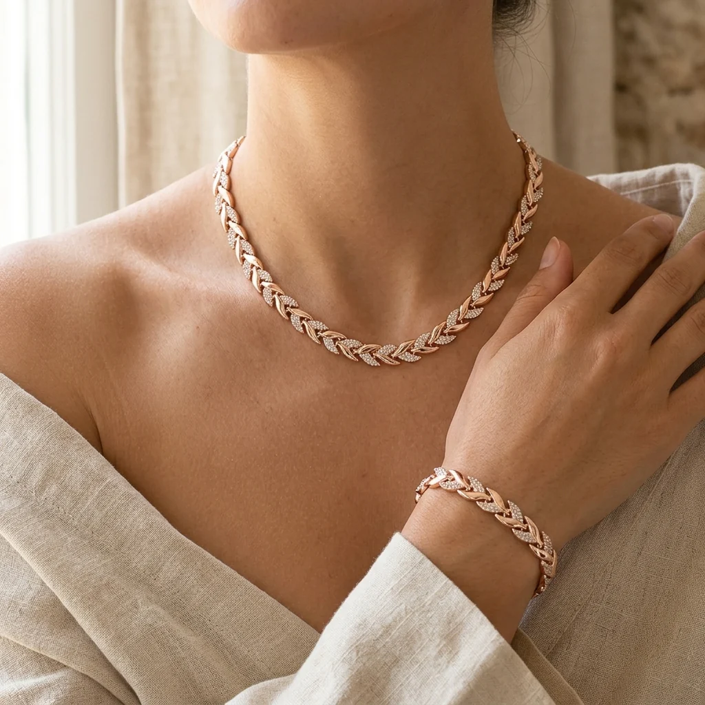 SET CLAUDIA | COLLAR Y PULSERA COLA DE PEZ