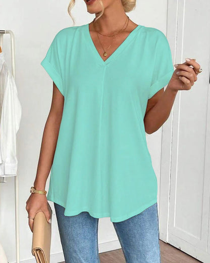 ESTELA |  CAMISETA INFORMAL DE PATCHWORK