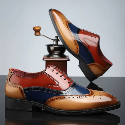 Valmont Gallery™ – Zapatos brogue con puntera en forma de ala vintage Harry
