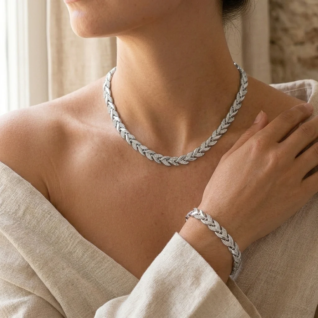 SET CLAUDIA | COLLAR Y PULSERA COLA DE PEZ