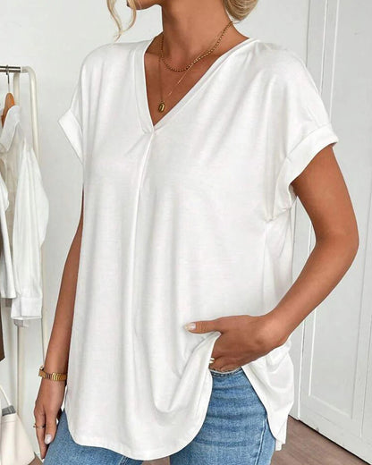 ESTELA |  CAMISETA INFORMAL DE PATCHWORK