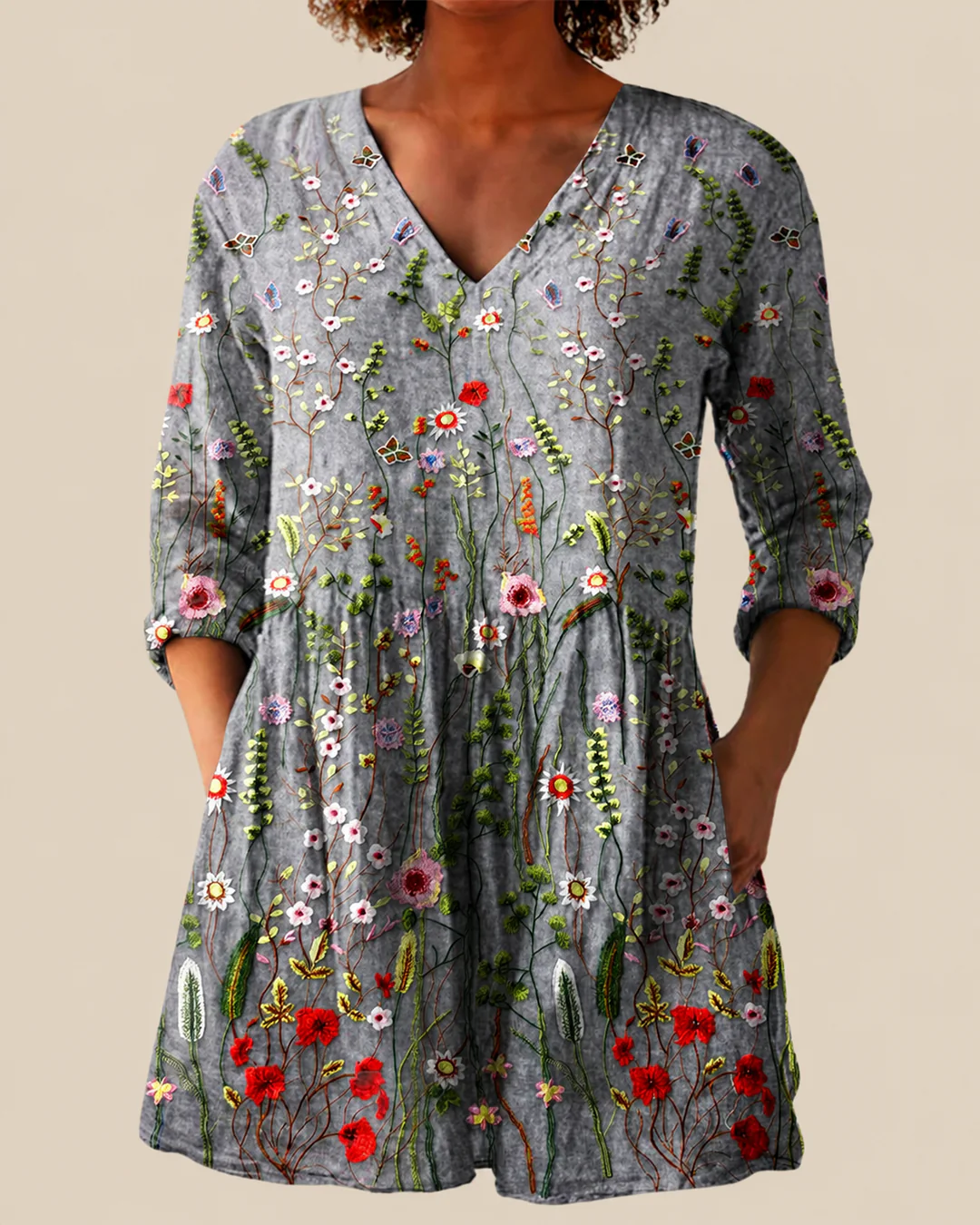 Sloane | Blusa larga con un estampado llamativo