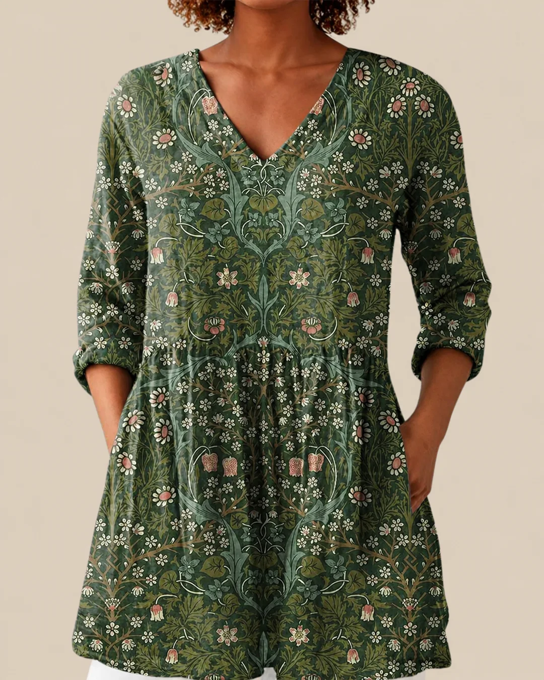 Skye | Blusa larga con un estampado llamativo