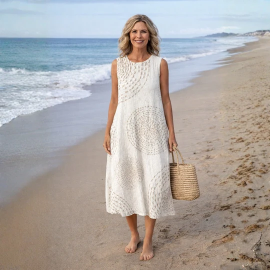 Luna™ | Vestido retro relajado