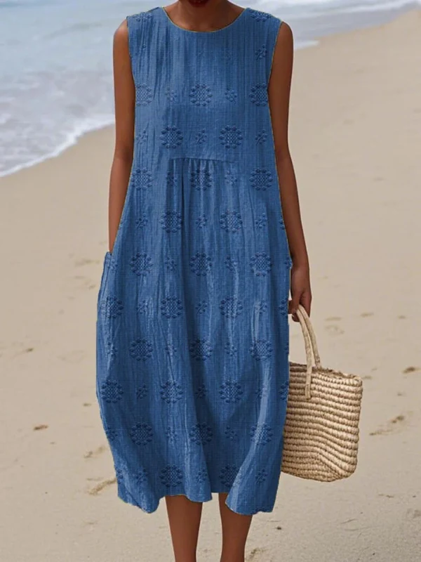Selena™ | Vestido midi estampado