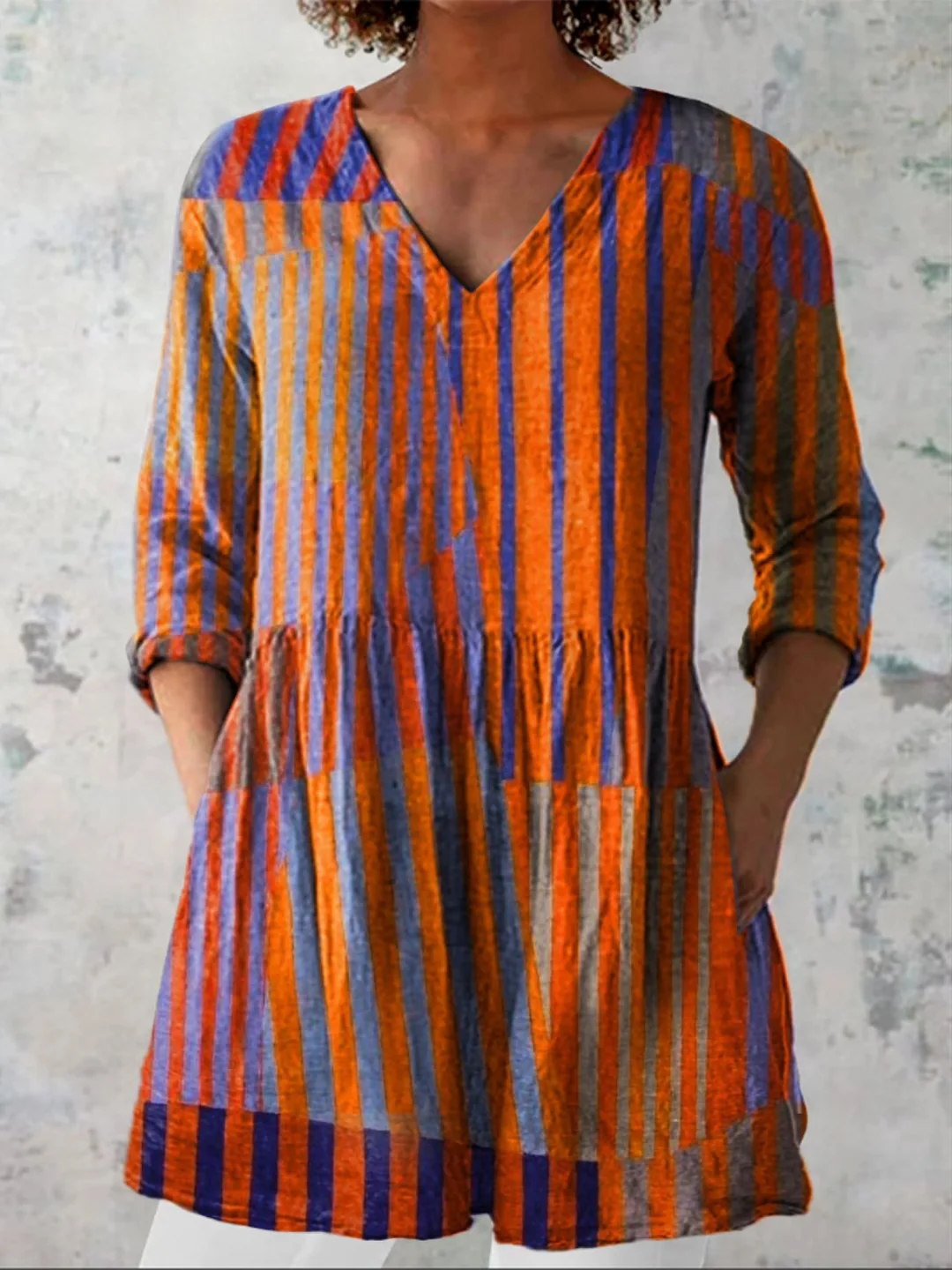 Elowen | Blusa larga con un estampado llamativo