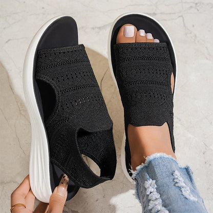 Anne™ | Sandalias de plataforma confeccionadas con material transpirable para mujer