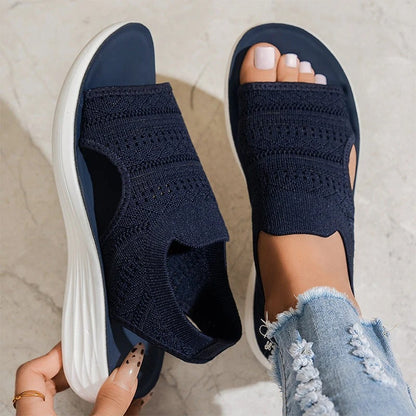 Anne™ | Sandalias de plataforma confeccionadas con material transpirable para mujer