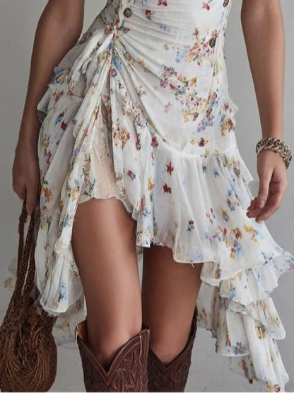 Mini vestido floral retro de Valmont Gallery
