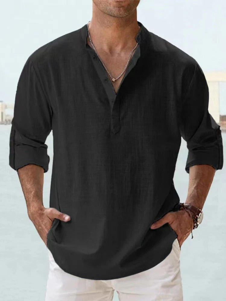 CARLOS | CAMISA TRANSPIRABLE DE LINO