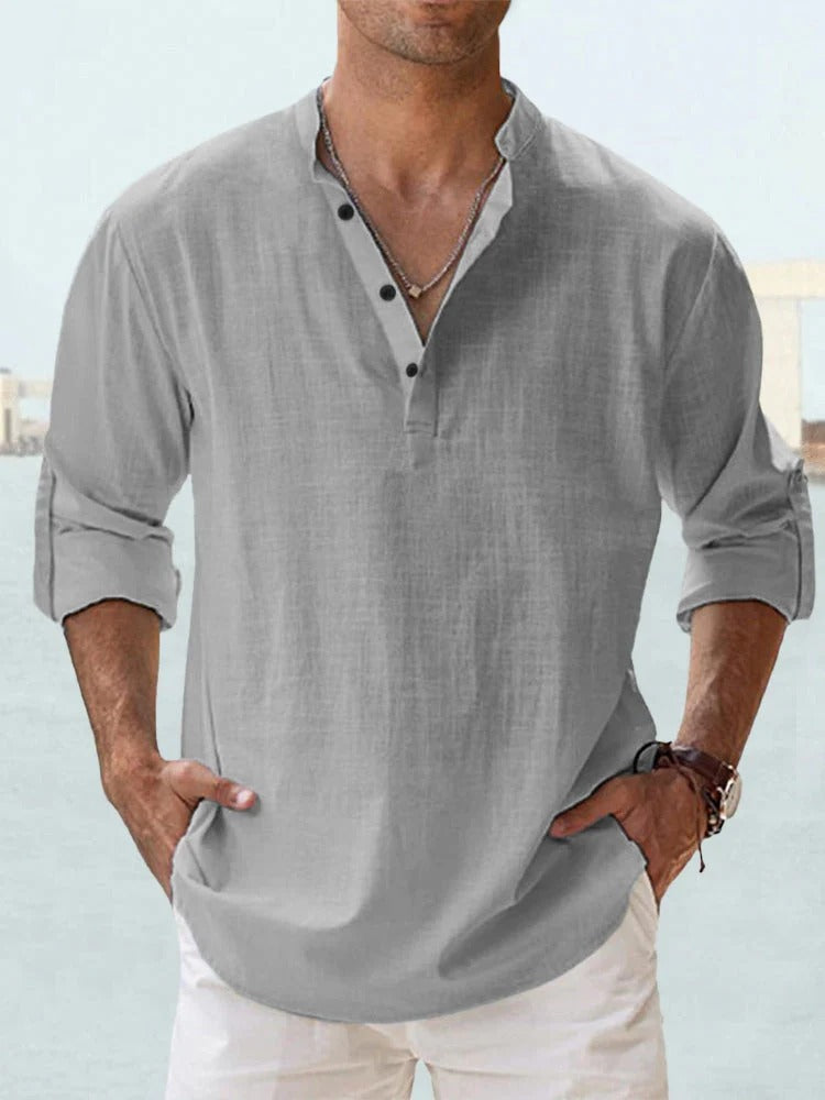 CARLOS | CAMISA TRANSPIRABLE DE LINO