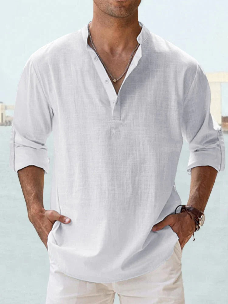 CARLOS | CAMISA TRANSPIRABLE DE LINO