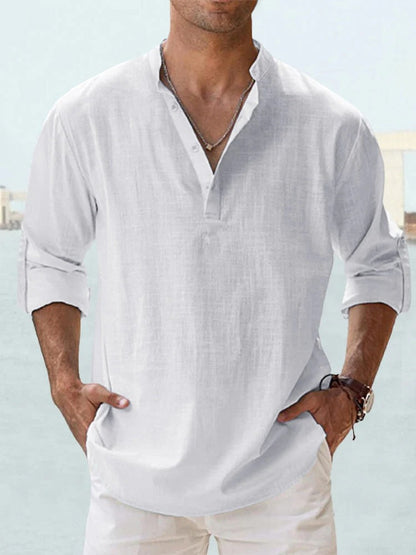 CARLOS | CAMISA TRANSPIRABLE DE LINO