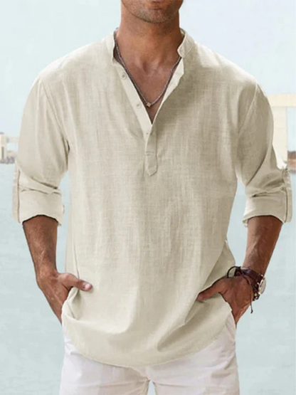 CARLOS | CAMISA TRANSPIRABLE DE LINO