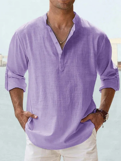 CARLOS | CAMISA TRANSPIRABLE DE LINO