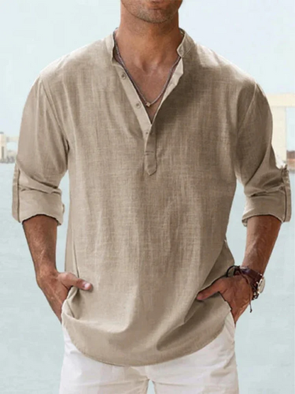 CARLOS | CAMISA TRANSPIRABLE DE LINO