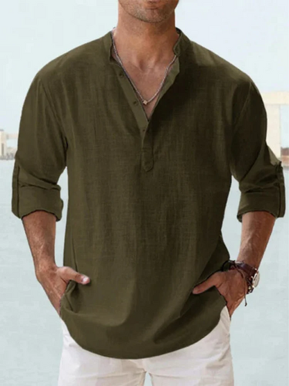 CARLOS | CAMISA TRANSPIRABLE DE LINO