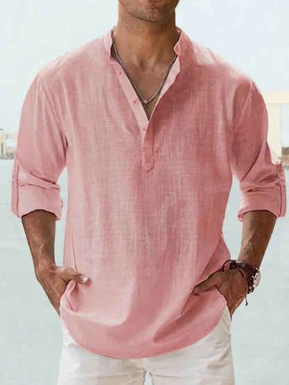 CARLOS | CAMISA TRANSPIRABLE DE LINO
