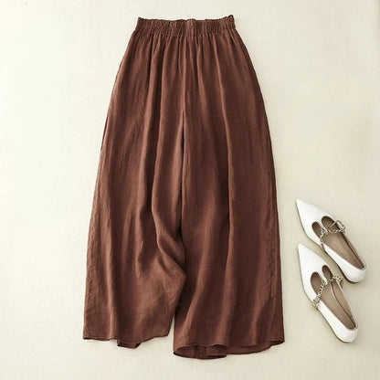 NICOLE | PANTALONES DE LINO ELEGANTE