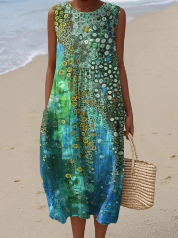 Sara™ | Vestido midi arrecife