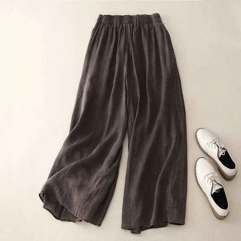 NICOLE | PANTALONES DE LINO ELEGANTE