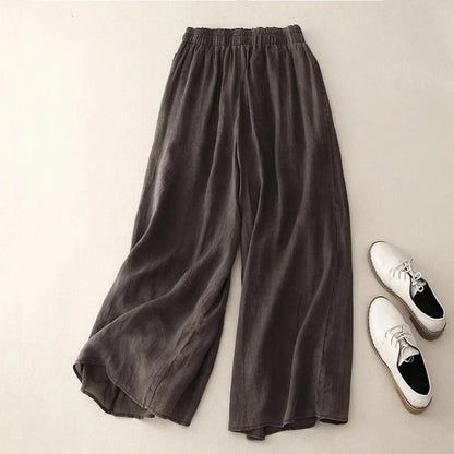 NICOLE | PANTALONES DE LINO ELEGANTE