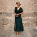 Micaela | Vestido largo de mujer con hombros descubiertos