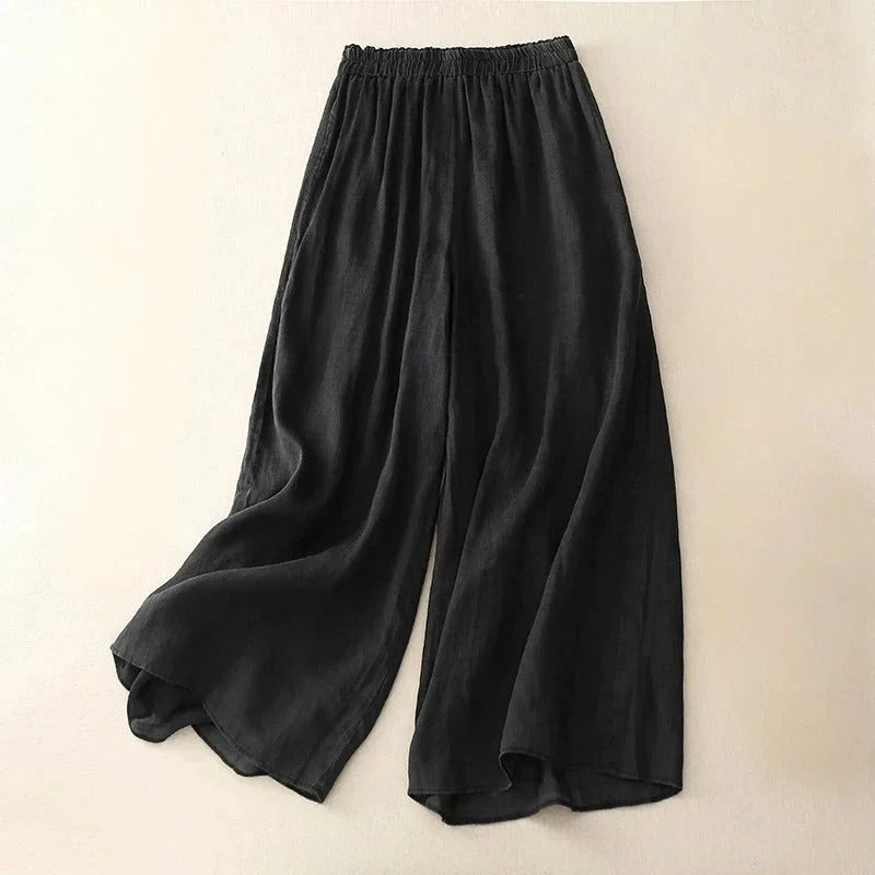 NICOLE | PANTALONES DE LINO ELEGANTE