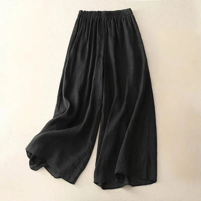 NICOLE | PANTALONES DE LINO ELEGANTE