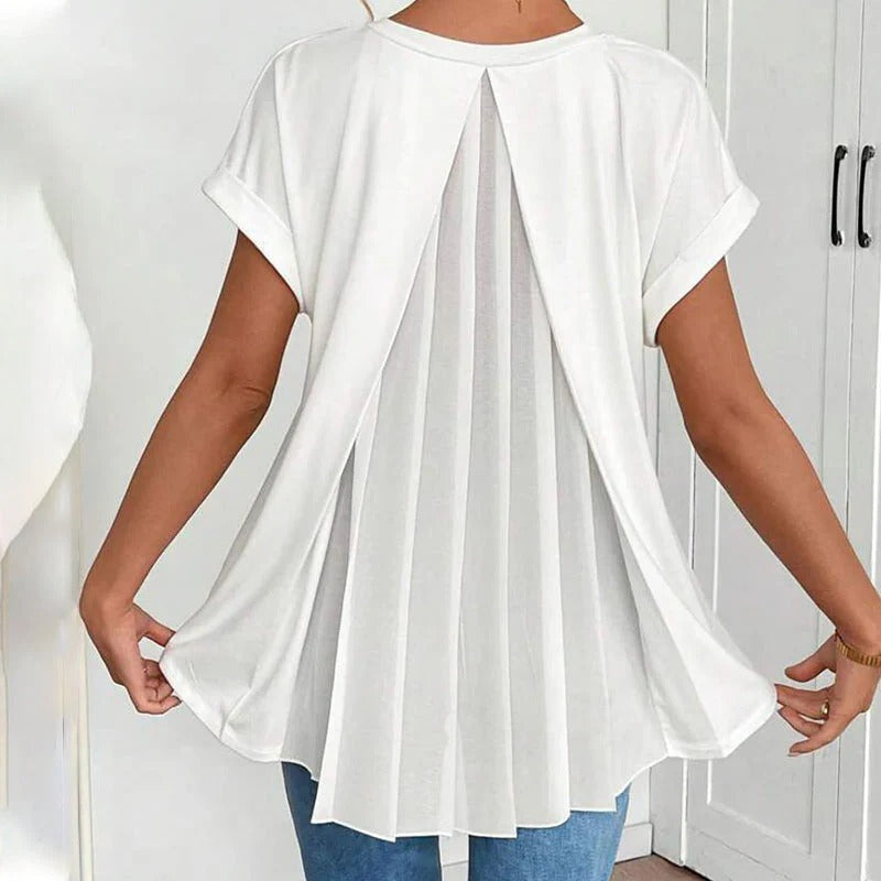 ESTELA |  CAMISETA INFORMAL DE PATCHWORK