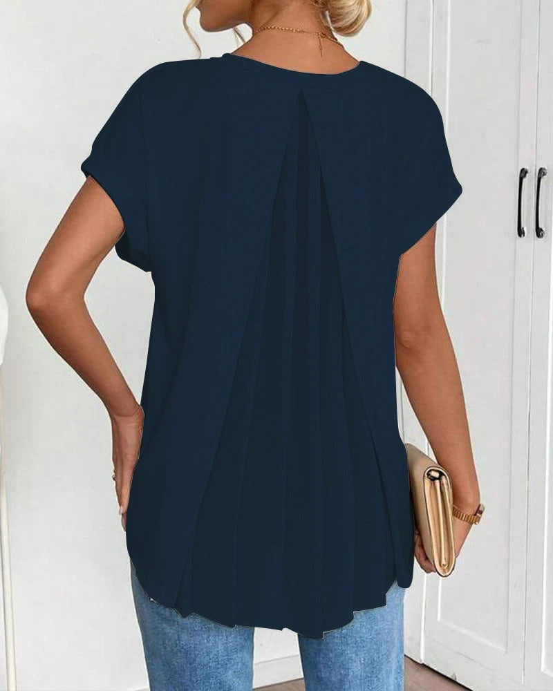 ESTELA |  CAMISETA INFORMAL DE PATCHWORK